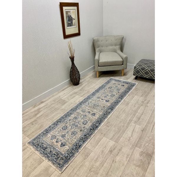 Palazzo 9995a Ivory/Blue Runner