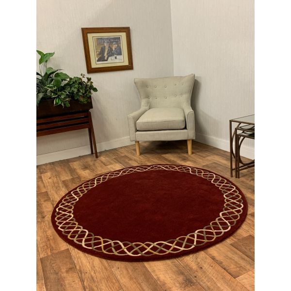 Rope Border Wine Circle