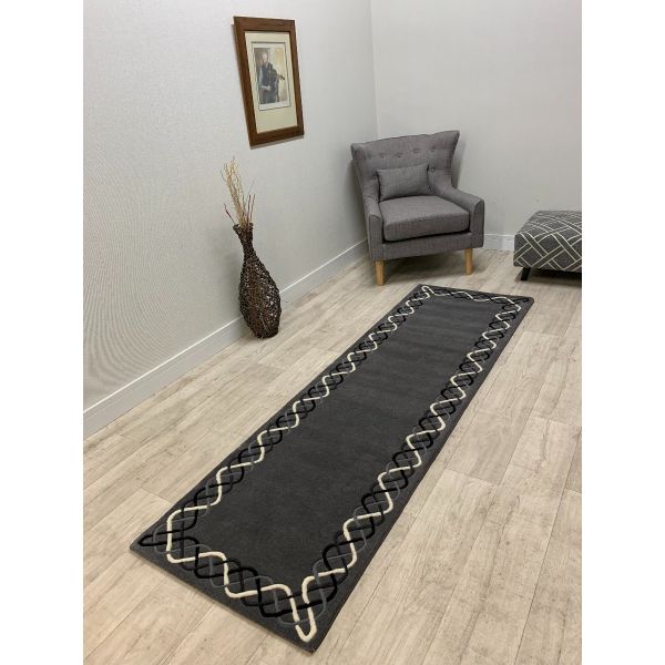 Rope Border Grey Runner