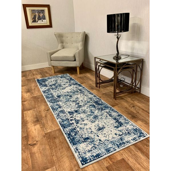 Salerno Vintage Navy Blue Runner