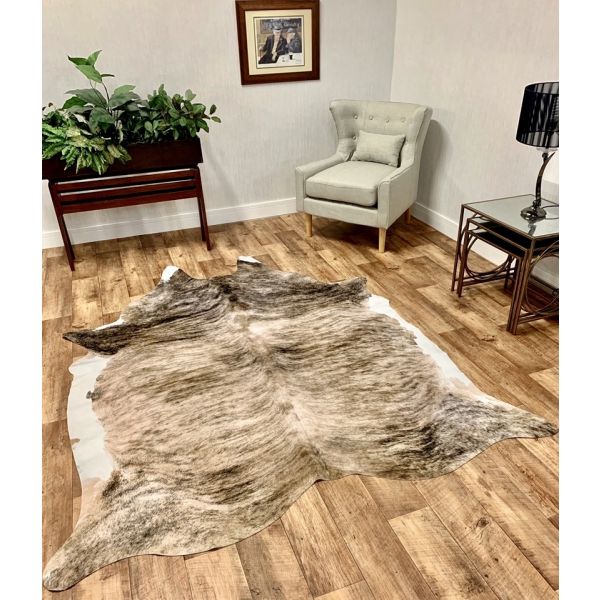 Texas Faux Cowhide Chestnut